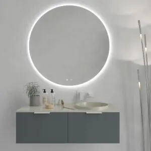 Mobile bagno sospeso EMMA con 2 cassetti, finitura GRAFITE