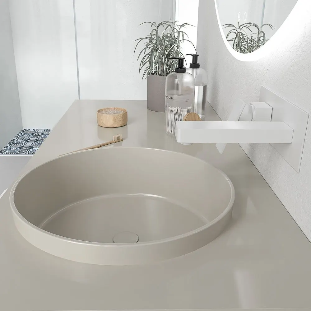 Mobile bagno sospeso EMMA con 2 cassetti, finitura GRAFITE - immagine 4