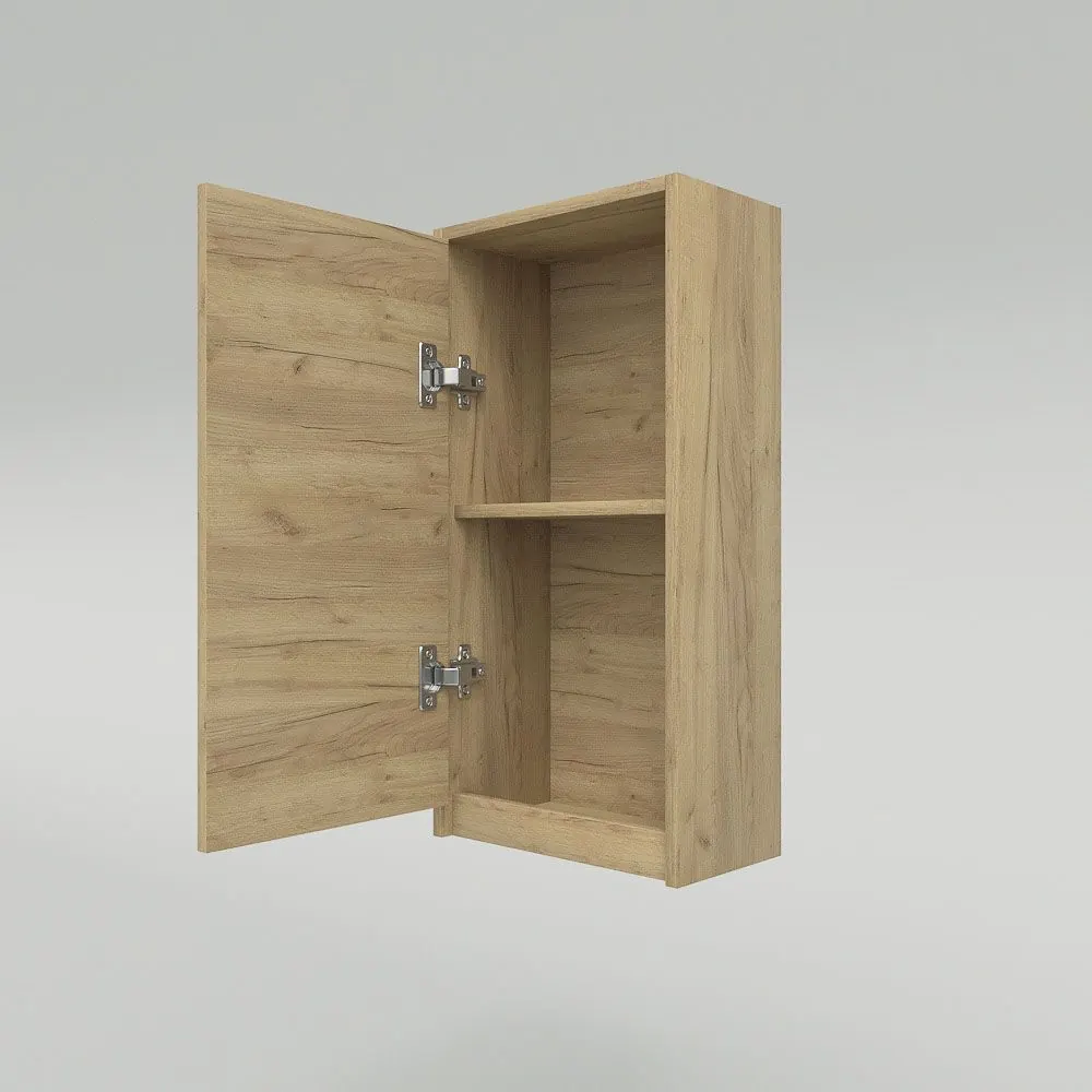 Colonna bagno pensile CARMEN sospeso ROVERE CHIARO 70 x 35 x 22 cm - immagine 3