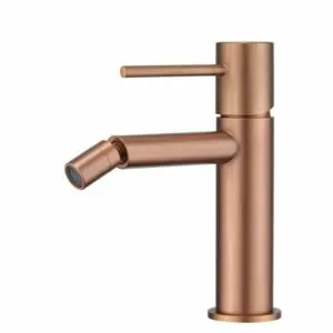 Miscelatore bidet Monza oro rosa spazzolato[ VAROBATH ]