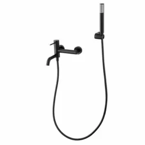 Rubinetto kit vasca/doccia Monza nero opaco[ VAROBATH ]