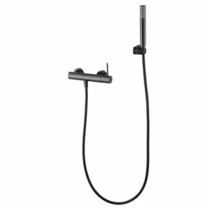 Rubinetto kit doccia Monza canna di fucile nero[ VAROBATH ]