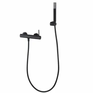 Miscelatore kit doccia Monza nero opaco [ VAROBATH ]