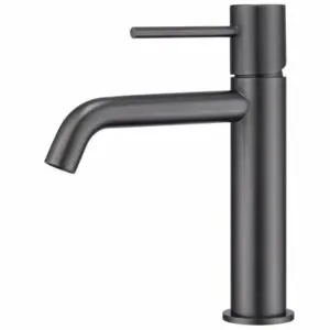 Rubinetto per lavabo Monza canna di fucile nero[ VAROBATH ]