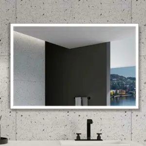 Specchio rettangolare LICE luce led perimetrale