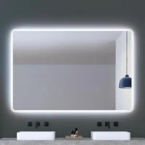 Specchio rettangolare CARLOTTA luce led perimetrale