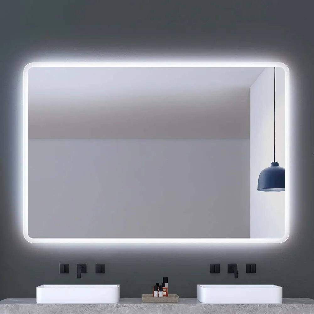 Specchio rettangolare CARLOTTA luce led perimetrale