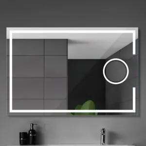 Specchio rettangolare ANNA luce led perimetrale