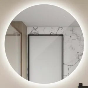 Specchio tondo LAKE luce led perimetrale
