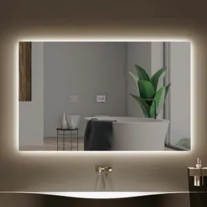 Specchio rettangolare FLEX luce led perimetrale