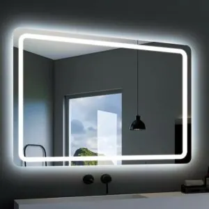 Specchio rettangolare CAPRI luce led perimetrale