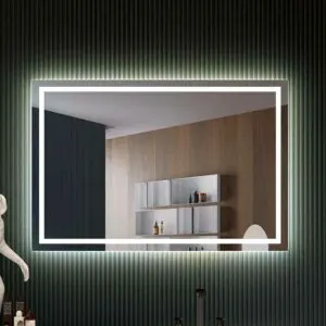 Specchio rettangolare GALA luce led perimetrale