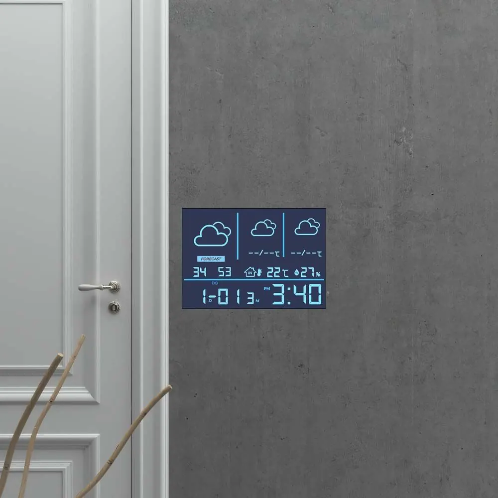 Specchio personalizzato TORONTO con luce led perimetrale posteriore superiore ed inferiore. Altoparlanti. Anti nebbia. Specchio ingranditore. Orologio - immagine 4