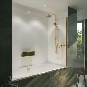 Paravasca OPEN 1 pannello battente 85 cm ORO LUMINOSO