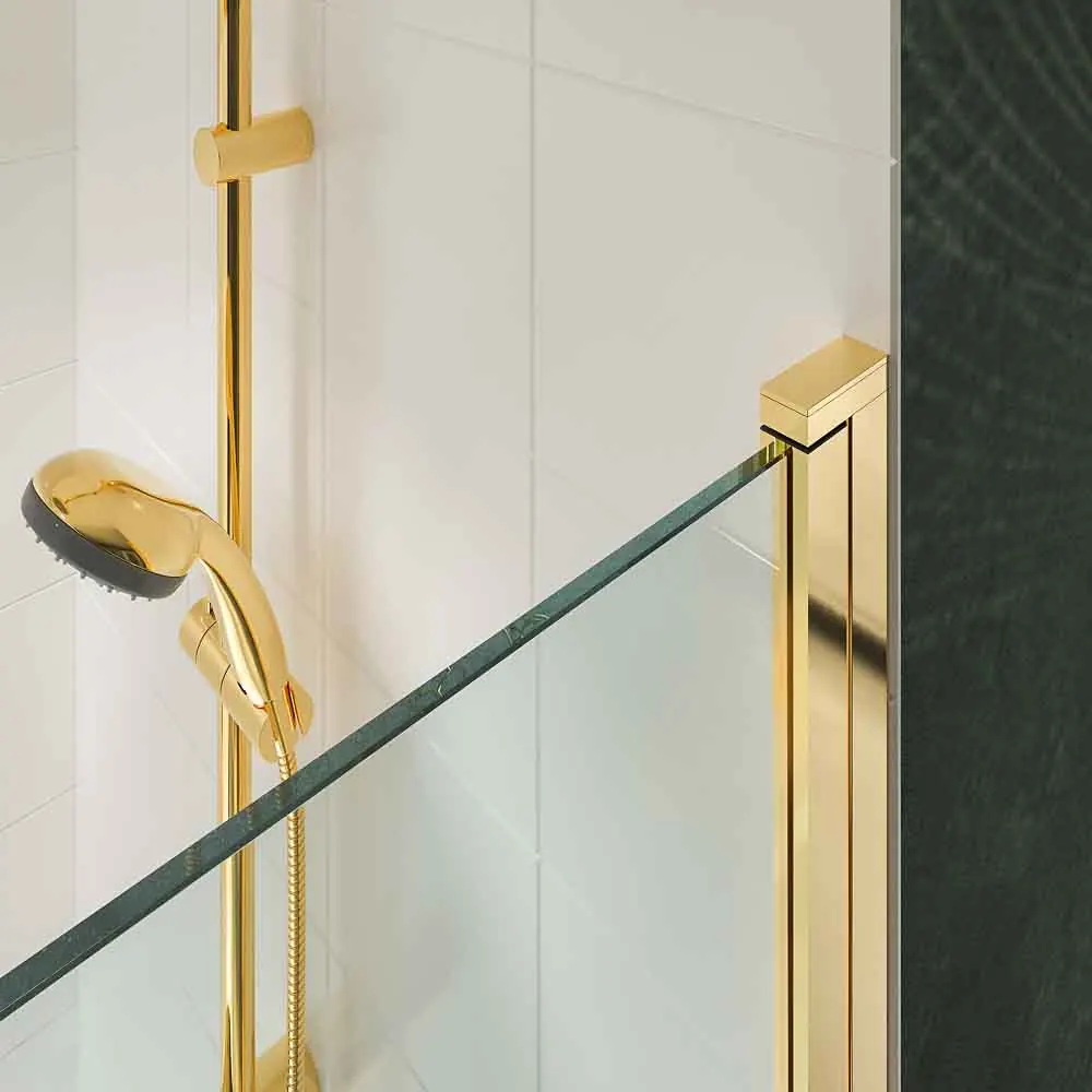 Paravasca OPEN 1 pannello battente 85 cm ORO LUMINOSO - immagine 3