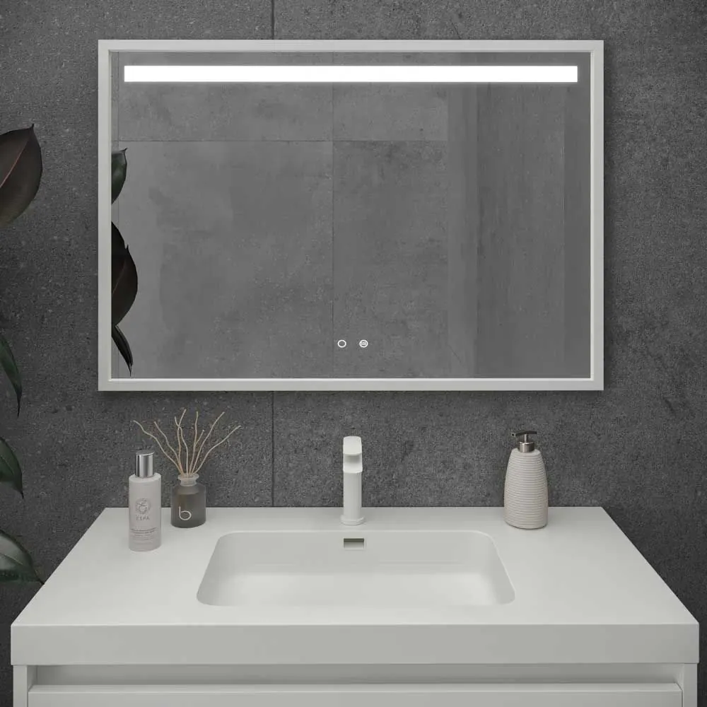 Mobile da bagno ELEN con gambe 1 cassetto – 1 ripiano inferiore BIANCO - immagine 6