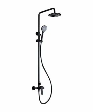 Colonna doccia Luxor nero opaco [ VAROBATH ]