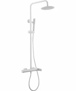 ► Colonna doccia Danimarca bianco opaco [ VAROBATH ]