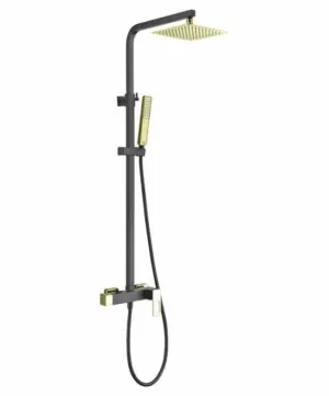 Colonna doccia Sweden oro nero [ VAROBATH ]