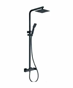Colonna doccia Fiji nero opaco [ VAROBATH ]