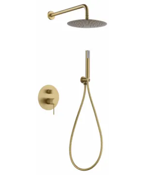 ► Colonna doccia da incasso Linea oro spazzolato [ VAROBATH ]
