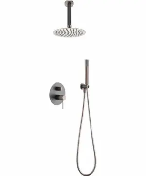 Colonna doccia incasso Top champagne grigio opaco [ VAROBATH ]