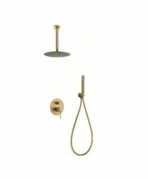 Colonna doccia da incasso Top oro spazzolato [ VAROBATH ]