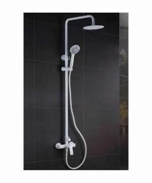 Colonna doccia Luxor bianco opaco [ VAROBATH ]