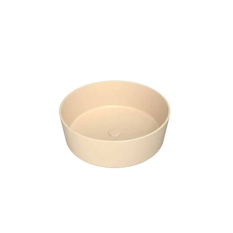 Lavabo da appoggio OSIRIS Solid Surface Cream