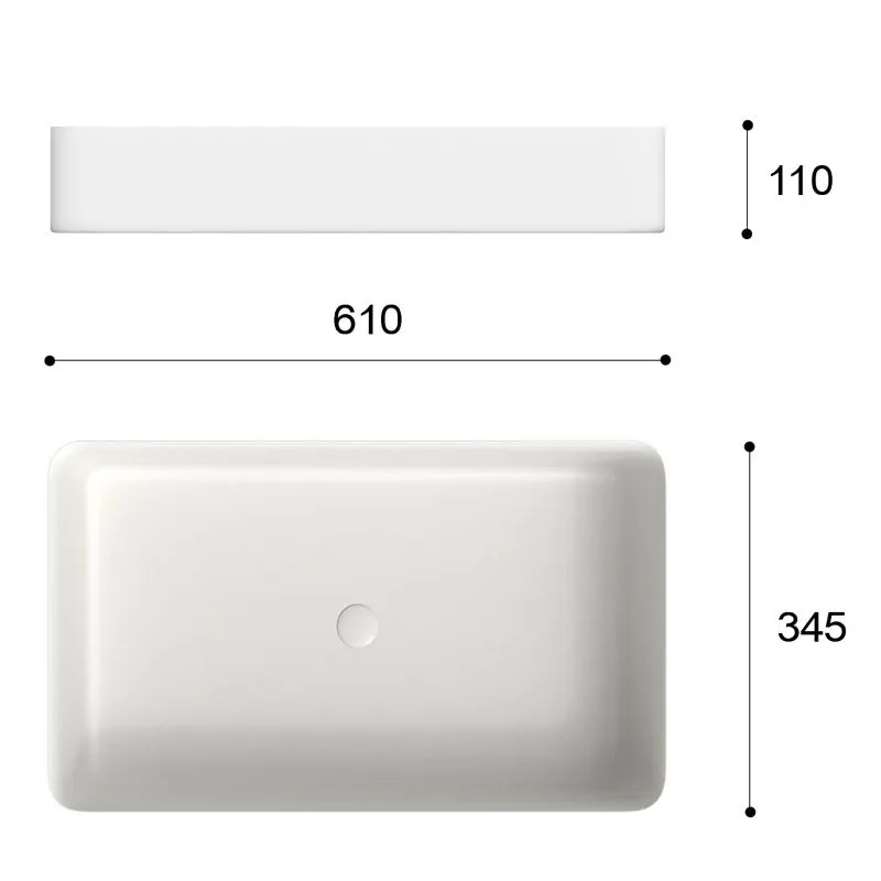Lavabo da appoggio FOGO Solid Surface Moss - immagine 4