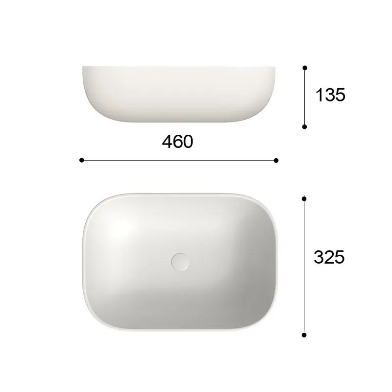 Lavabo da appoggio HORUS Solid Surface - immagine 4