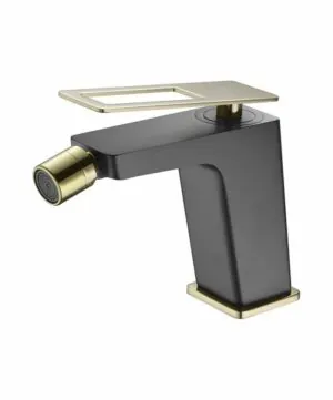 Miscelatore bidet Sweden oro nero [ VAROBATH ]