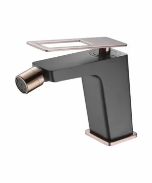 Rubinetto bidet Sweden oro rosa nero [ VAROBATH ]