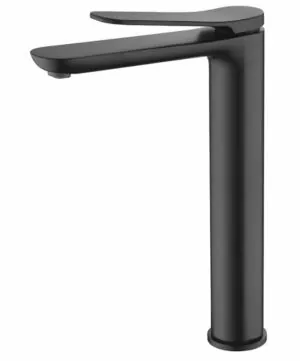 Rubinetto lavabo alto Denmark nero opaco [ VAROBATH ]