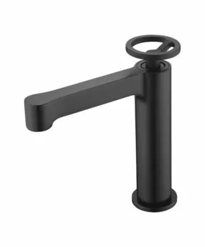 Miscelatore lavabo Olimpo nero [ VAROBATH ]