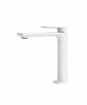 Miscelatore lavabo alto modello Fiji bianco opaco [ VAROBATH ]
