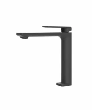 Miscelatore lavabo alto modello Fiji nero opaco [ VAROBATH ]