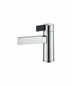 Miscelatore lavabo Elba cromo/nero [ VAROBATH ]