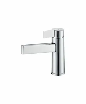 Miscelatore lavabo Elba cromo/bianco [ VAROBATH ]