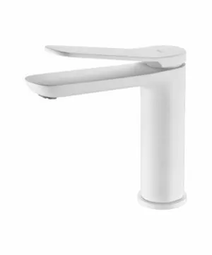 Miscelatore lavabo Danimarca bianco opaco [ VAROBATH ]
