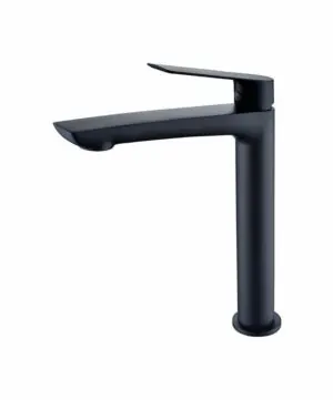 Miscelatore lavabo alto Luxor nero opaco [ VAROBATH ]