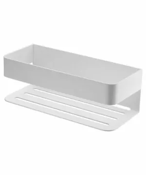 Portasapone frontale bianco opaco Mayura [ VAROBATH ]