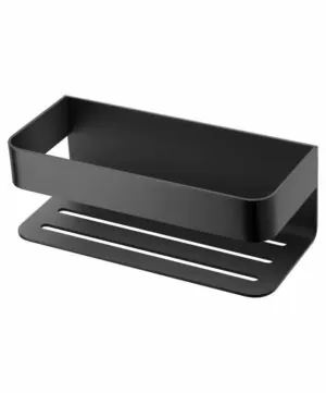 Portasapone frontale nero opaco Mayura [ VAROBATH ]