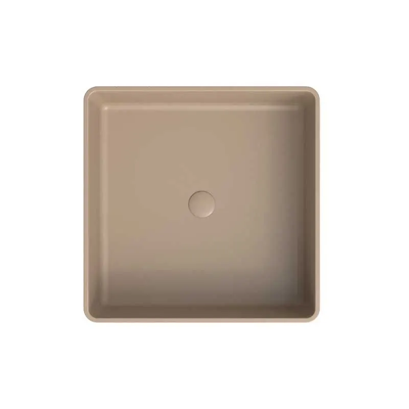 Lavabo da appoggio SATET Solid Surface Moka - immagine 3