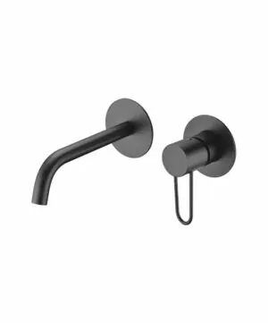 Milos miscelatore lavabo incasso nero opaco [ VAROBATH ]