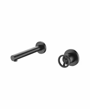 Rubinetto lavabo incasso Olimpo nero opaco [ VAROBATH ]