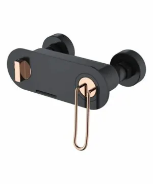 Rubinetto vasca/doccia Belize oro rosa nero [ VAROBATH ]