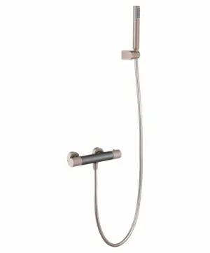 Rubinetto doccia termostatico Line grigio champagne opaco [ VAROBATH ]