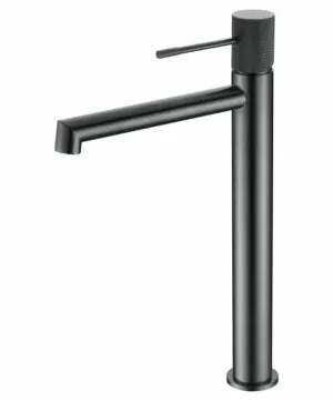 Miscelatore lavabo alto Line Black Gun Metal [ VAROBATH ]