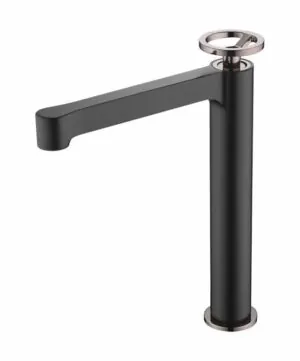 Rubinetto lavabo alto Olimpo black rose gold [ VAROBATH ]